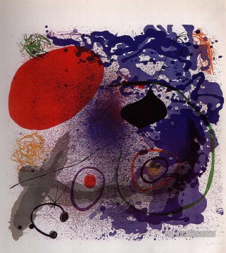 Batement II Joan Miro Peinture à l'huile